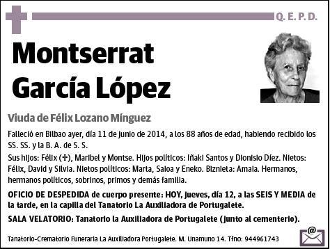 GARCIA LOPEZ,MONTSERRAT