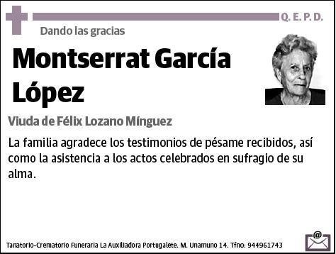 GARCIA LOPEZ,MONTSERRAT