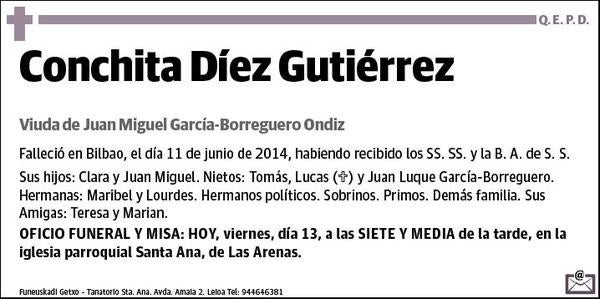 DIEZ GUTIERREZ,CONCHITA