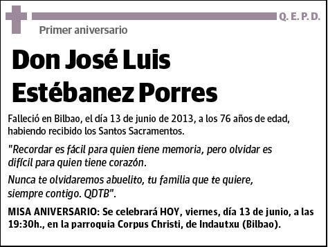 ESTEBANEZ PORRES,JOSE LUIS