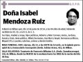 MENDOZA RUIZ,ISABEL