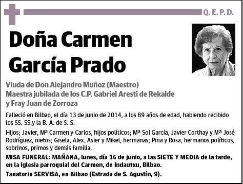 GARCIA PRADO,CARMEN