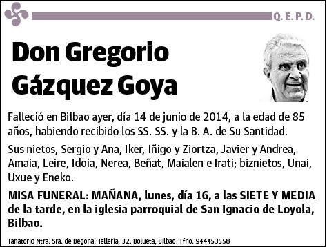 GAZQUEZ GOYA,GREGORIO