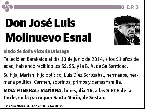 MOLINUEVO ESNAL,JOSE LUIS