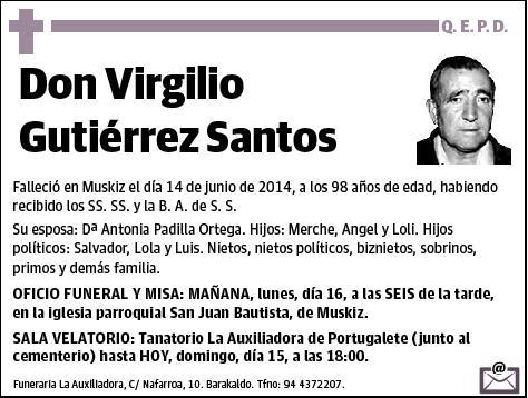 GUTIERREZ SANTOS,VIRGILIO