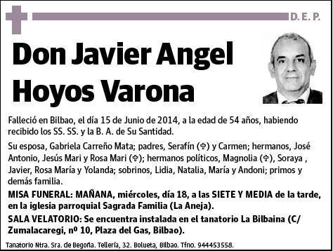 HOYOS VARONA,JAVIER ANGEL