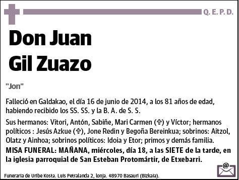 GIL ZUAZO,JUAN