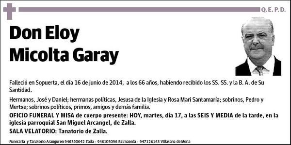 MICOLTA GARAY,ELOY