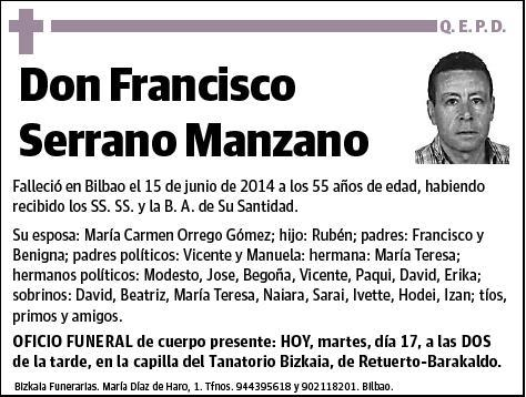 SERRANO MANZANO,FRANCISCO