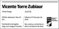 TORRE ZUBIAUR,VICENTE