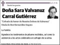 VALVANUZ CARRAL GUTIERREZ,SARA