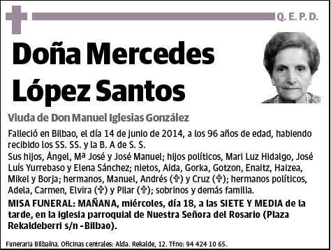 LOPEZ SANTOS,MERCEDES