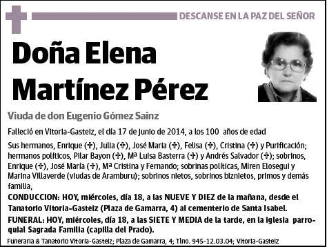 MARTINEZ PEREZ,ELENA