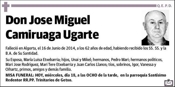 CAMIRUAGA UGARTE,JOSE MIGUEL