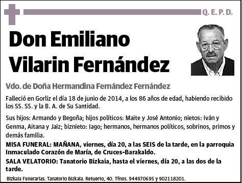 VILARIN FERNANDEZ,EMILIANO