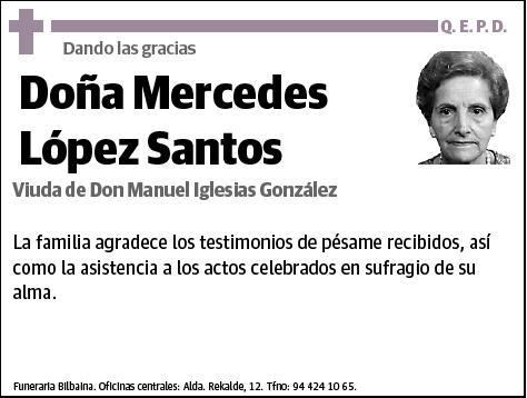 LOPEZ SANTOS,MERCEDES