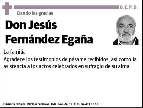 FERNANDEZ EGAÑA,JESUS