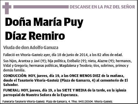 DIAZ REMIRO,MARIA PUY