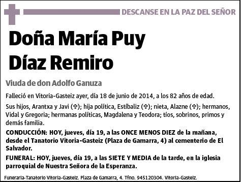 DIAZ REMIRO,MARIA PUY