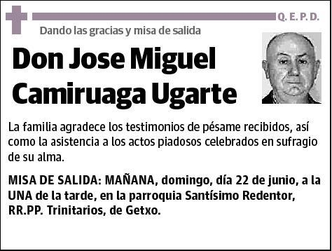 CAMIRUAGA UGARTE,JOSE MIGUEL