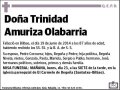 AMURIZA OLABARRIA,TRINIDAD