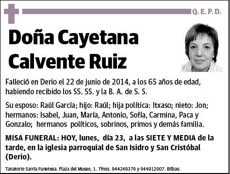 CALVENTE RUIZ,CAYETANA