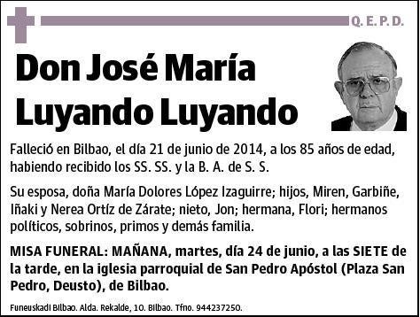 LUYANDO LUYANDO,JOSE MARIA