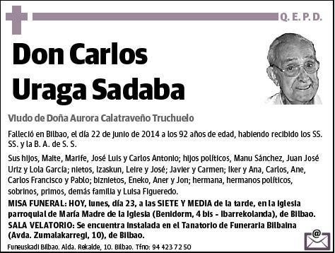 URAGA SADABA,CARLOS