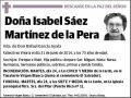 SAEZ MARTINEZ DE LA PERA,ISABEL
