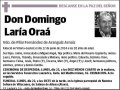 LARIA ORAA,DOMINGO