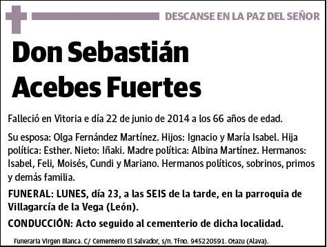 ACEBES FUERTES,SEBASTIAN