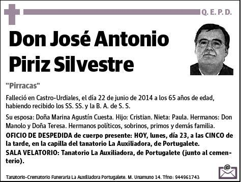 PIRIZ SILVESTRE,JOSE ANTONIO