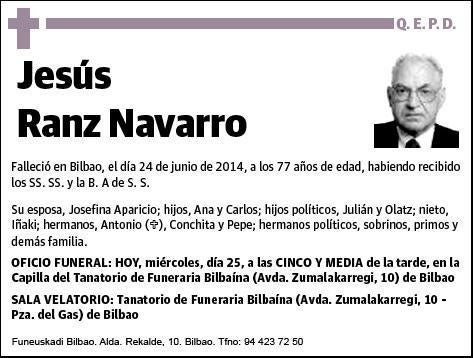 RANZ NAVARRO,JESUS