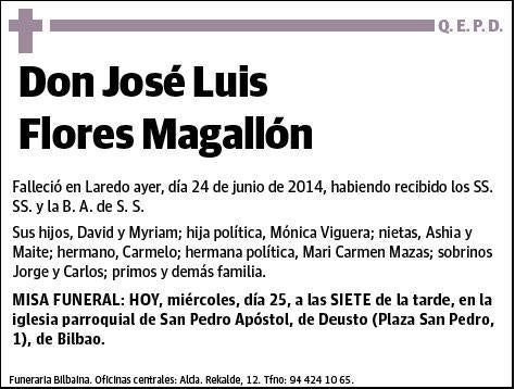 FLORES MAGALLON,JOSE LUIS