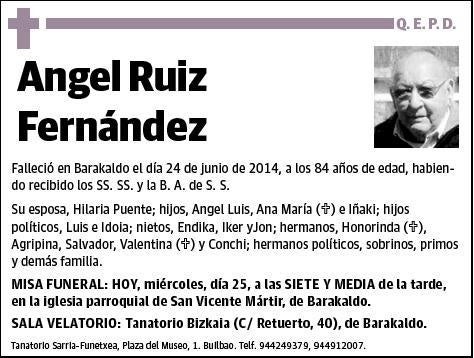 RUIZ FERNANDEZ,ANGEL