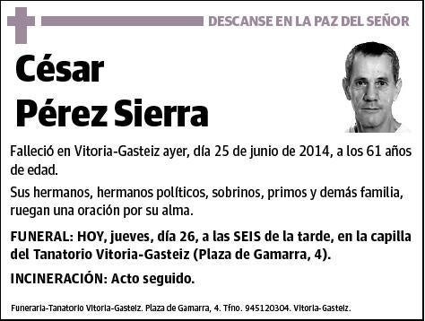 PEREZ SIERRA,CESAR