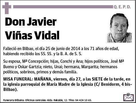 VIÑAS VIDAL,JAVIER