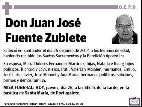 FUENTE ZUBIETE,JUAN JOSE