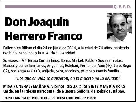 HERRERO FRANCO,JOAQUIN