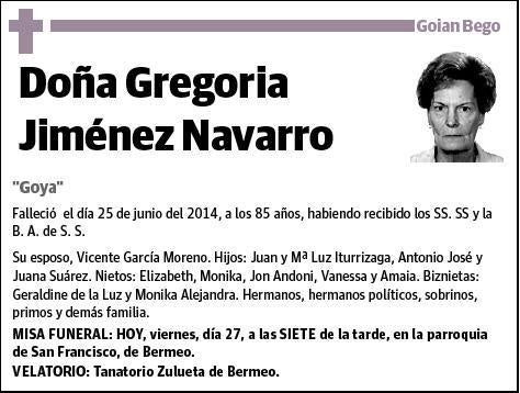 JIMENEZ NAVARRO,GREGORIA