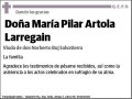 ARTOLA LARREGAIN,MARIA PILAR