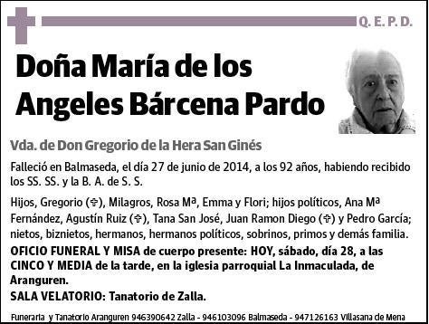 BARCENA PARDO,MARIA DE LOS ANGELES