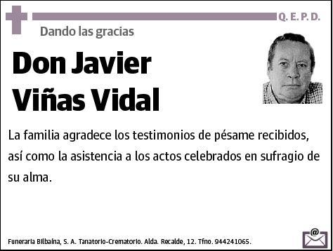 VIÑAS VIDAL,JAVIER