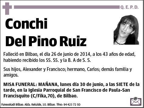 DEL PINO RUIZ,CONCHI