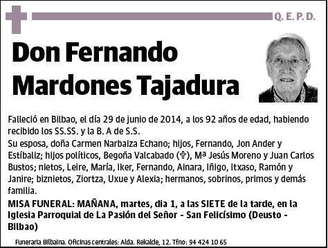 MARDONES TAJADURA,FERNANDO