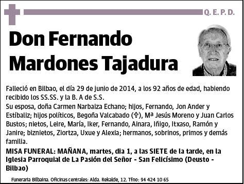 MARDONES TAJADURA,FERNANDO