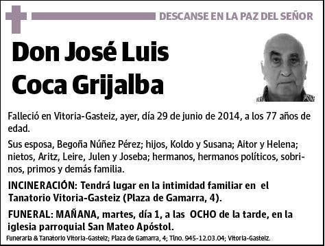 COCA GRIJALBA,JOSE LUIS