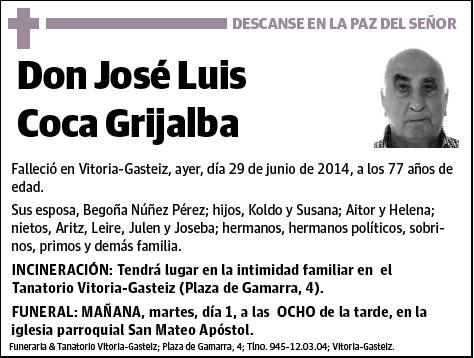 COCA GRIJALBA,JOSE LUIS