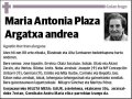 PLAZA ARGATXA,MARIA ANTONIA