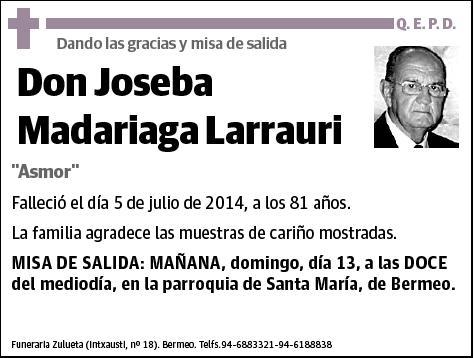 MADARIAGA LARRAURI,JOSEBA